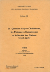 La question assyro-chaldéenne, les puissances européennes et la Société des Nations, 1908-1938, vol. 3 vignette