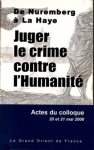 Juger le crime contre l'humanité vignette