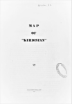 Notes concerning the Map of Kurdistan vignette
